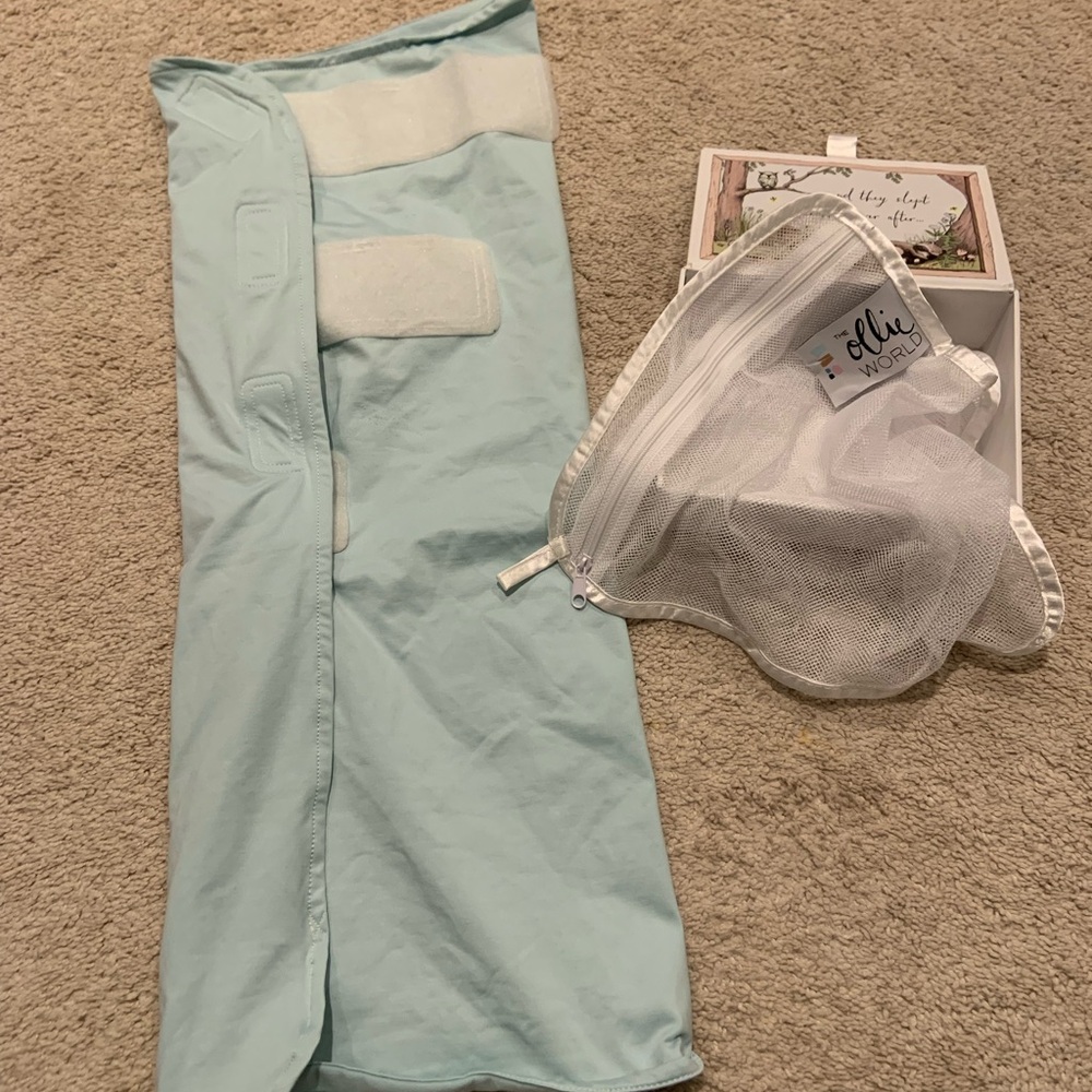 Ollie Swaddle Sky Blue